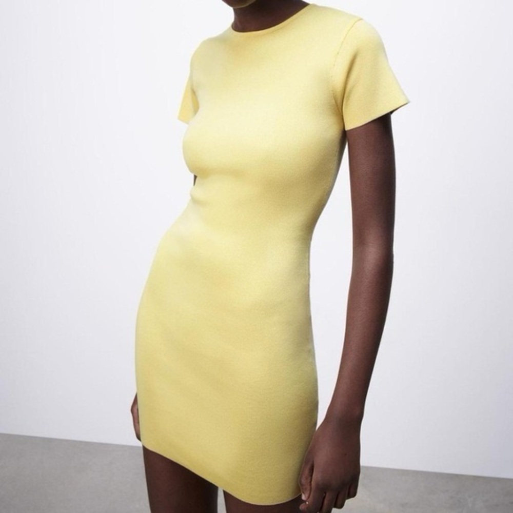 Zara Yellow Mini Dress